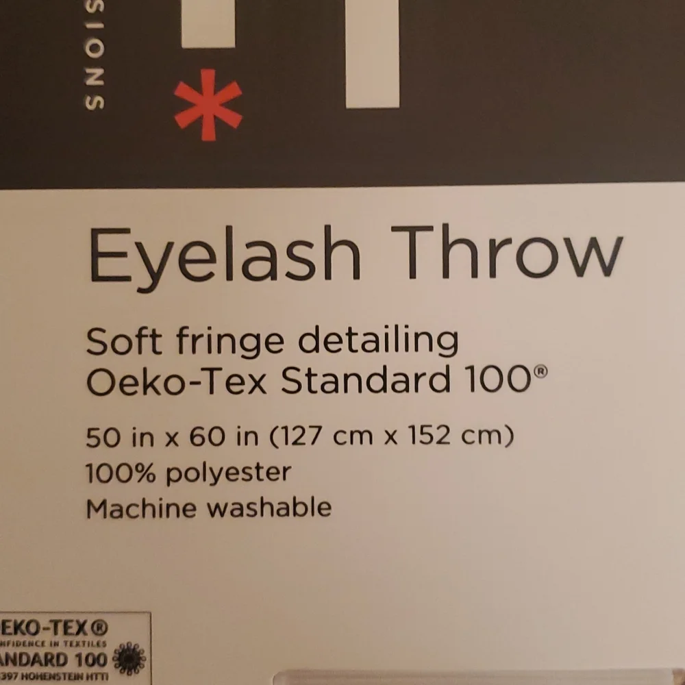 Home Expressions Eyelash Throw